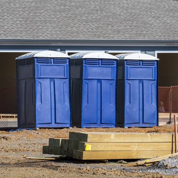 are there any additional fees associated with portable restroom delivery and pickup in Bloomfield